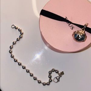 Tous silver beaded bracelet